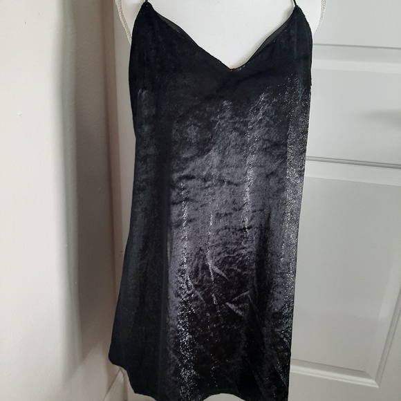 Top shop shimmer velvet mini slip dress 10 - Picture 5 of 13